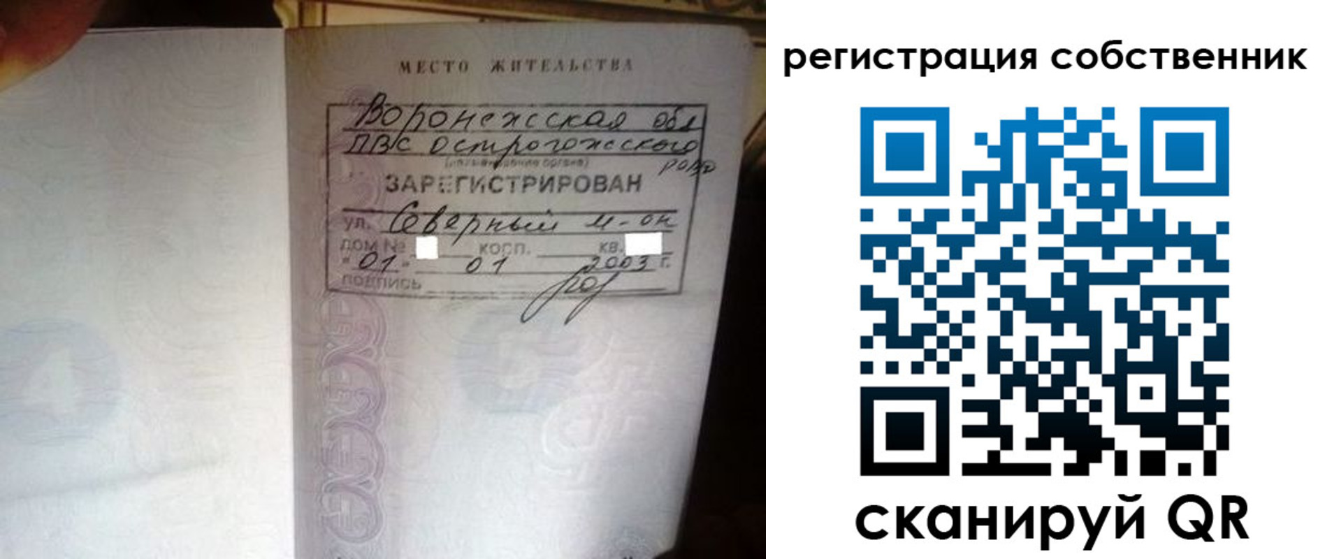 временная регистрация адрес в России